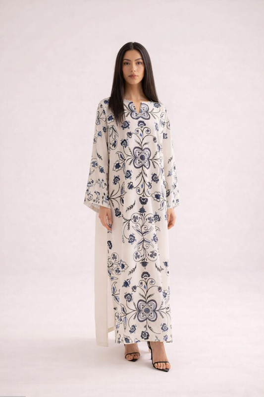 Long Co-Ord Set Ladies Unstitched 2 PC - #083